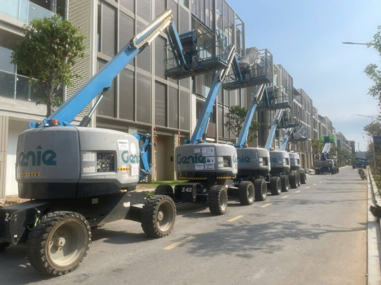Cho thuê xe nâng tại dự án Global City- Q9, HCM
